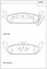 DODGE 05093253AA Brake Pad Set, disc brake